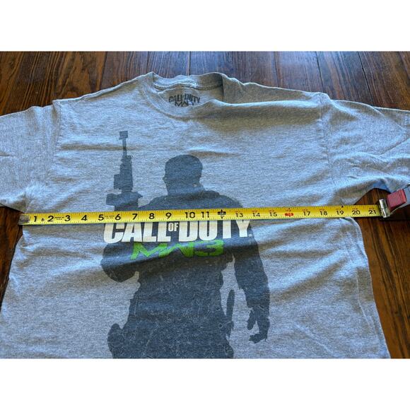 2011 Call of Duty MW3 Modern Warfare Shirt MED Light Gray - Picture 4 of 7